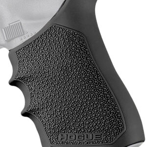 Hogue 17020 Grip Sleeve Handall Beavertail Black Rubber
