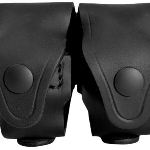 1791 Gunleather RVSLDSBLA Speed Loader Double Carrier Black Steerhide Compatible w/ 5/6 Shots