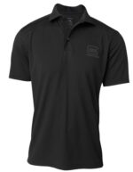 Glock AP96215 Glock Perfection Polo  Black Polyester Mesh Short Sleeve 2XL