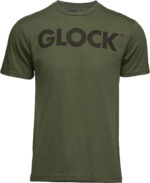 Glock AP96164 Caliber Tee  Military Green Ringspun Cotton Short Sleeve 3XL