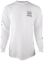 Glock AP96094 Perfection Long Sleeve Tee White Pre-Shrunk Cotton Long Sleeve Large