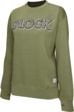 Glock AP96261 Crewneck Raglan Fleece Olive Cotton/Polyester Long Sleeve Medium