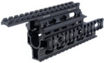 Leapers MTU009 Quad Rail Aluminum Matte Black Receiver
