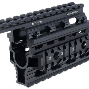 Leapers MTU009 Quad Rail Aluminum Matte Black Receiver
