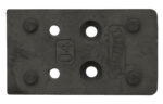 Walther Arms 5136212 Optic Plate  Black Steel Fits Walther PDP 2.0