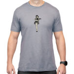 Magpul MAG1117-041  Hula Girl Grey Cotton/Polyester Short Sleeve Medium