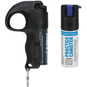 Sabre PBBKOCSTU04 Quick Grip Pepper Spray Range 12ft 0.54oz Black Canister