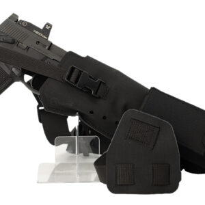 Cole-tac VWX101 Varmint Wrangler XL Pistol Holder Chest Black Right Hand