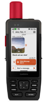 Garmin 0100292100 GPSMAP H1i Plus Dog Tracker/Maps/GPS 64GB Memory Black/Red Transflective, Color TFT Touchscreen