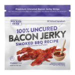 Wicked Cutz WCPJ02BQ Smoked BBQ Bacon Jerky 10 Pack