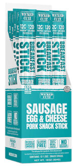 Wicked Cutz WCBR12SEC Sausage Egg & Cheese Breakfast Sticks  12 Pack