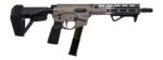 Freedom Ordance FX9P10E-FDE FX9P Elite 9mm Luger 10" Black Nitride Threaded Barrel, Flat Dark Earth Anodized Aluminum Receiver w/Picatinny Rail, M-LOK Handguard, Black Polymer SB Tactical SBA5 Brace,