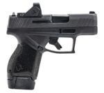 Taurus 1-GX4MP931-10RD GX4 w/Optic Micro-Compact 9mm Luger 10+1 3.06" Satin Black DLC Barrel, Black Gas Nitride Alloy Steel Serrated w/Optic Slide, Black Stainless Steel Frame, Textured Grip, Viridian