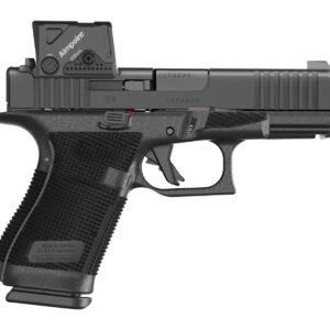 Glock P61950B01DC8A3 G19 Gen6 w/Aimpoint 9mm Luger 10+1 4.02" Black GMB Barrel, Black Steel Serrated w/Optic Slide, Black Polymer Frame w/Accessory Rai,l Interchangeable Backstrap Grip, Aimpoint COA 3