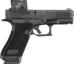 Glock P64550B01DC8A3 G45 Gen6 w/Aimpoint Crossover 9mm Luger 4.02" Black GMB Barrel, Black nDLC Steel Serrated w/Optic Slide, Black Polymer Frame w/Accessory Rail, Interchangeable Backstrap Grip, Aimp