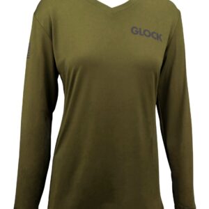 GLK AP96427 LADIES PERFORMANCE SHIRT GRN M