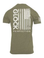 GLK AP96397 PERFECTION FLAG TEE S   GRN