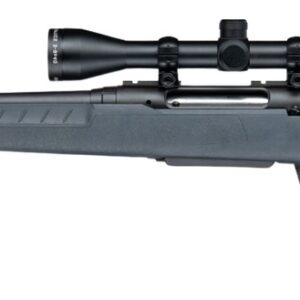Savage Arms 33205 Axis 2 XP 270 Win 4+1 20" Matte Black Carbon Steel Threaded Barrel & Drilled & Tapped Receiver, Gray Synthetic Fixed w/Pistol Grip Stock, 3-9x40mm Duplex Scope, Left Hand