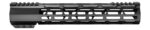 JE MACHINE PS-223MLK12JBLK 12" AR15 MLOK SLIM HGRD