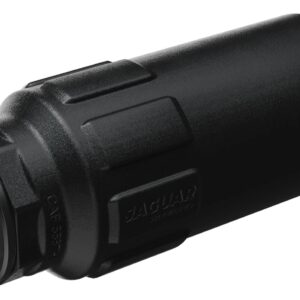 Jaguar Silencers CAF889TH-SB  CA-Fatty 5.56mm 2" Black Titanium 1.375"x24