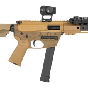 Shark Coast Tactical SCC8127CAFDE-S Creepy Andrew  9mm Luger 30+1 Polymer SB Tactical SBA3 Brace