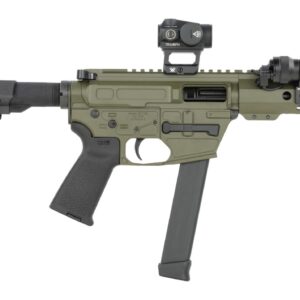 Shark Coast Tactical SCC8165CAODG-S Creepy Andrew  9mm Luger 30+1 Polymer SB Tactical SBA3 Brace