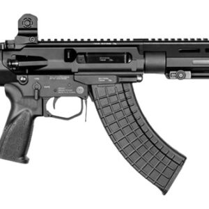 Grand Power 8588005948937 ARAQ-S 7.62x39mm 20+1 11" Black, Receiver w/Picatinny Rail, M-LOK Handguard, Black Polymer Collapsible Stock, Black Polymer Grip, Right Hand