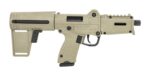 Kel-Tec SDP9TAN SUB SDP 9mm Luger 17+1 6" Threaded Barrel, Polymer Receiver w/Picatinny Rail, Polymer Folding Pistol Brace, Polymer Grip