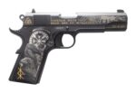 Tisas Arms Customs 10100516AA10 1911 A1 Stakeout Norse God Sports South Exclusive 45 ACP 8+1 5" Carbon Steel Serrated Slide Carbon Steel Frame w/Beavertail