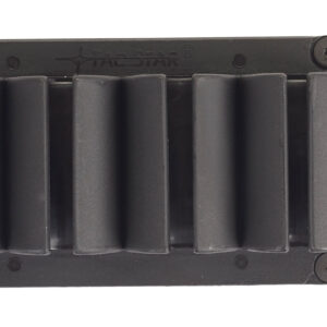 TacStar 1081130 SideSaddle  Rem 870/1100/1187 20 Gauge 4rd Black Polymer w/Aluminum Mounting Plate