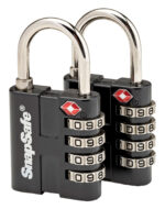 SnapSafe 76020 TSA Lock Resettable Open With Combination Metal 2 Per Pkg