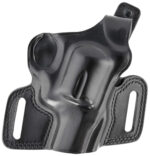 Galco SIL212B Silhouette  OWB Black Leather, Fits 1911/3-5" Barrel, Belt Slide Mount, Right Hand