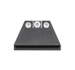 Night Fision GLK004003WGW Suppressor Height Sights For Glock  Green Tritium White Outline Front Sight-Green Tritium White Outline Rear Sight Glock 17/17L/19