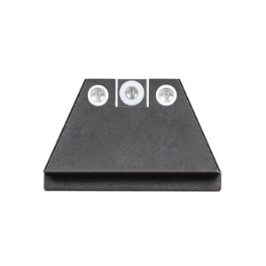 Night Fision GLK004003WGW Suppressor Height Sights For Glock  Green Tritium White Outline Front Sight-Green Tritium White Outline Rear Sight Glock 17/17L/19