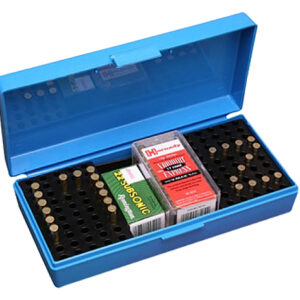 MTM Case-Gard SB20020 SB-200  Multi-Caliber Rimfire Rifles Blue Polypropylene 100-250rd
