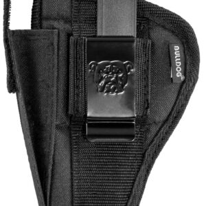 Bulldog FSN34 Extreme  OWB Black Nylon Belt Loop/Clip Fits Ruger Mark-Style Auto Fits 4-5" Barrel Ambidextrous