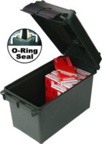 MTM Case-Gard AC50C11 Ammo Can  50Cal Rifle Forest Green Polypropylene