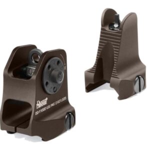 DANIEL DEFENSE FRONT/REAR SIGHT COMBO BROWN
