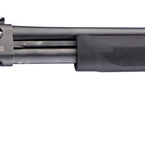 Hogue 08715 Tamer Pistol Grip & Forend Black Rubber with Finger Grooves, Polymer Forend for Remington 870