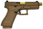 GLOCK 19XV 9MM OR GOLD THREADED BARREL SUPPRESSOR HEIGHT SIGHTS 19RD UV1950703XSCT19X CAMFOUR EXCLUSIVE