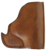 Bulldog MLTIP Inside The Pocket  Tan Leather Fits Micro Pistols 22/25/380 Fits Ruger LCP/Walther PPK Ambidextrous