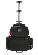 GPS Bags 1711ROBP Handgunner Rolling Backpack Black 600D Polyester Holds 4 Handguns