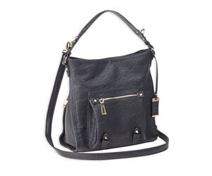 BULLDOG HOBO ANNA PURSE BLK
