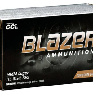 BLAZER BRASS 9MM 115GR FMJ 100/10