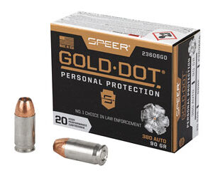 SPR GOLD DOT 380ACP 90GR HP 20/200