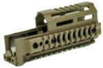 MI AK ALPHA SERIES QUAD RAIL HANDGUARD 6 FDE