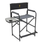 Alps Browning Directors Chair XT Plus Camping Chair Charcoal/Grey