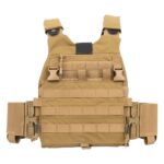 Guard Dog Trakr Plate Carrier FDE with Front Placard