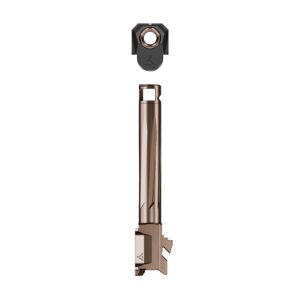 Radian Weapons Afterburner and Ramjet Combo Ported Barrel and Compensator for Glock Gen 6 17 Bronze