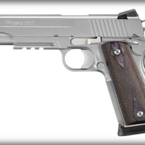 SIG "1911 STAINLESS RAIL" 1911R-45-SSS-CA 5" STS W/ RAIL CA COMPLIANT